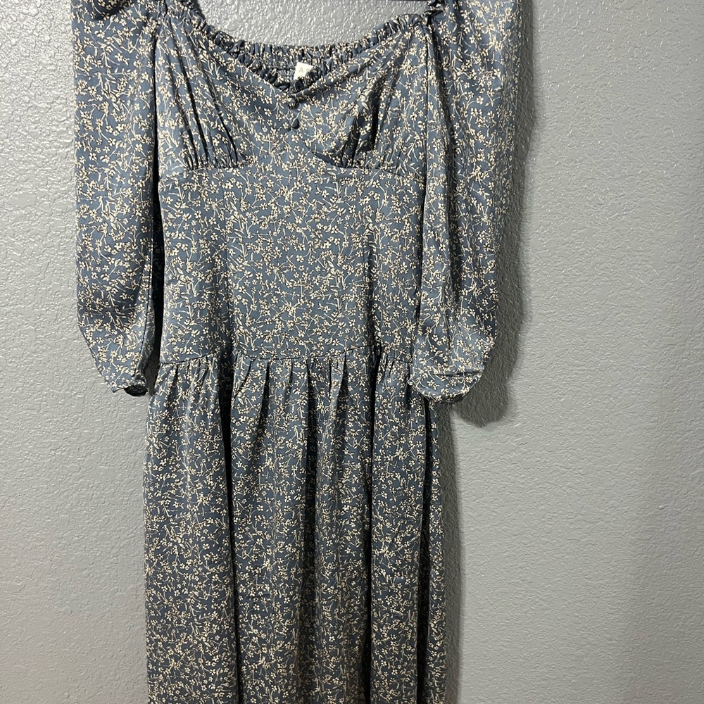 Blue/White Floral ASTR the Label Dress